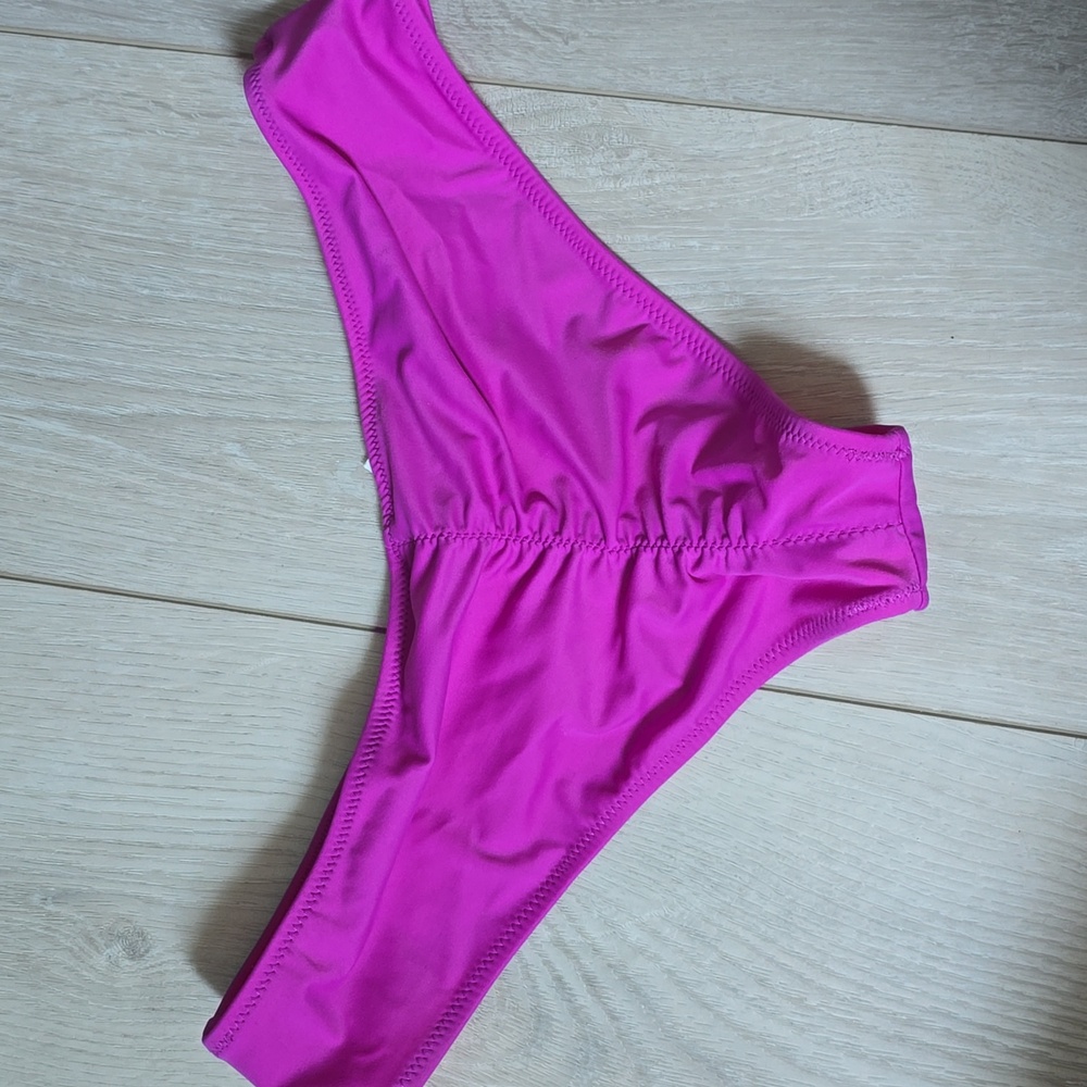 Victoria's Secret Magenta and Coral Bikini Bottom
